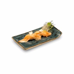 Nigiri brzuszek łososia opalany 2 szt.